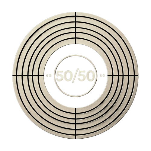 50/50